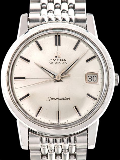 Vintage Omega Seamaster crosshair dial in steel 166.010 from 1964